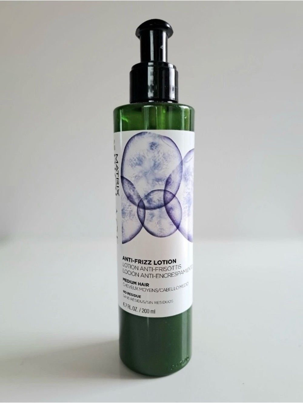 Matrix Biolage Anti-Frizz Lotion Medium Hair 6.7oz No Residue Safe 4 Color Pump